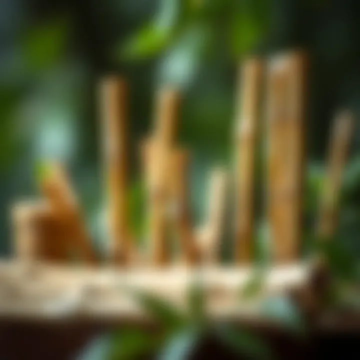 A collection of bamboo sticks showcasing their versatility