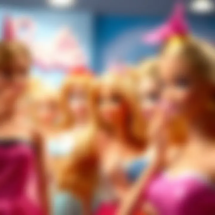 The evolution of the Barbie character through the decades