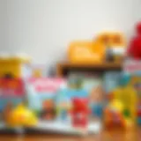 Diverse Baby Book Collection A vibrant selection of baby books for early readers