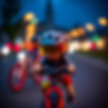 Safety gear for children, including helmets and knee pads.