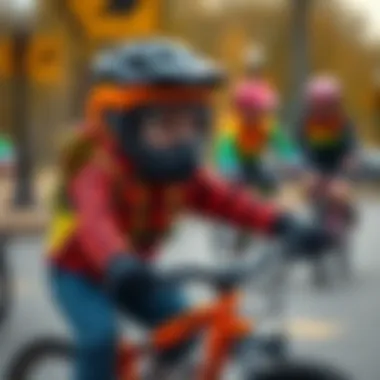 Safety gear for kids while cycling