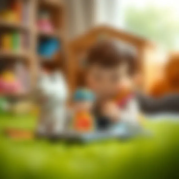 Illustration showcasing the importance of worksheets in early childhood development