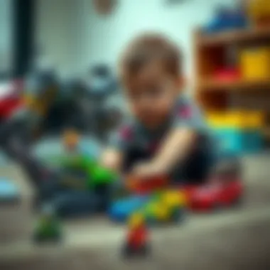 Playtime with Road Ripper Toys Child engaged in play with Road Ripper toys