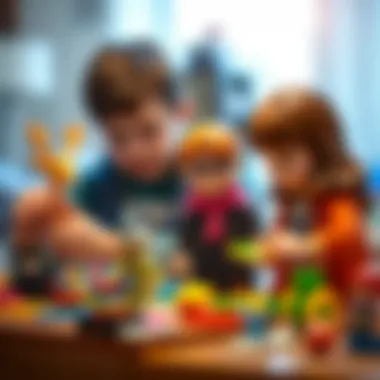 Fostering Creativity through Play Children engaging with Lego Dobby