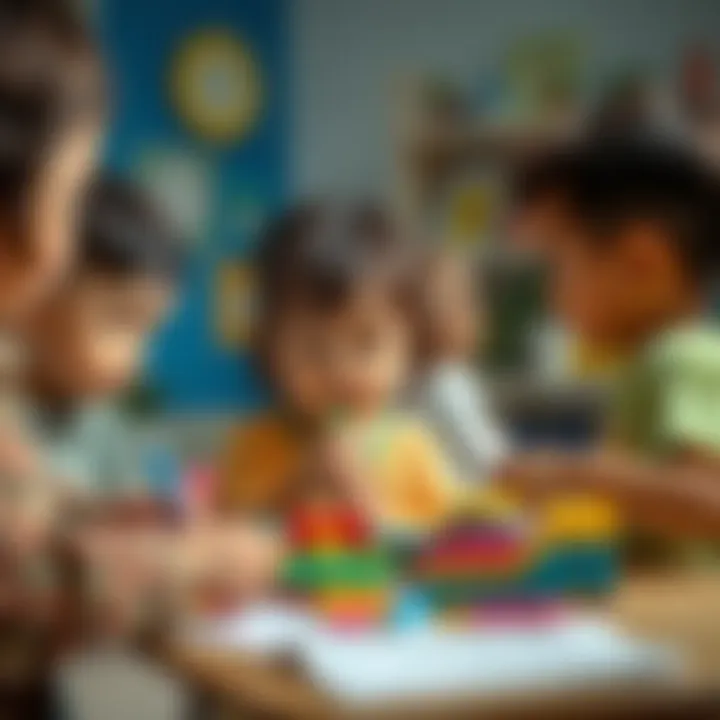 Children engaging in a fun learning activity