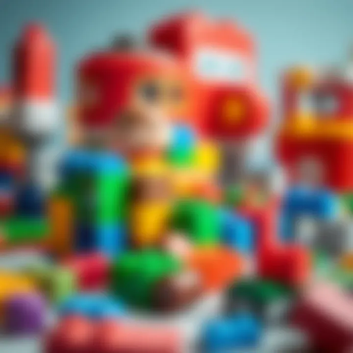 Creative playtime with building blocks