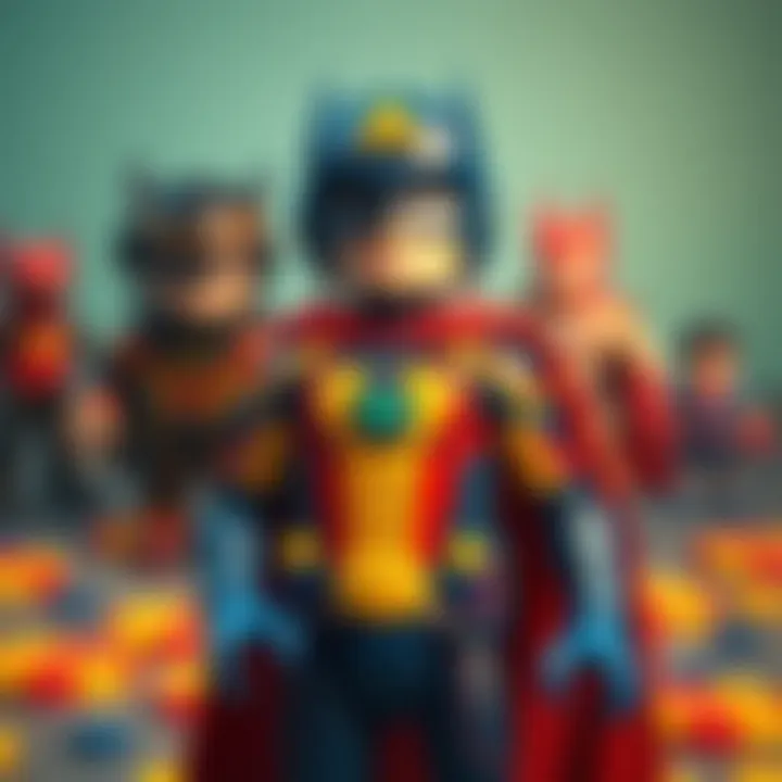 Generating Unique Superhero Names Illustration of a creative superhero name generator concept