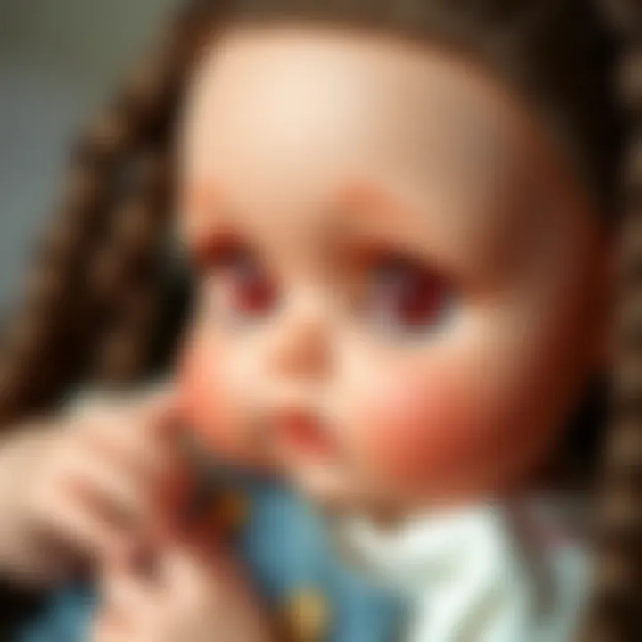 Detailed Features of Cry Babies Jenna Close-up of Cry Babies Jenna features