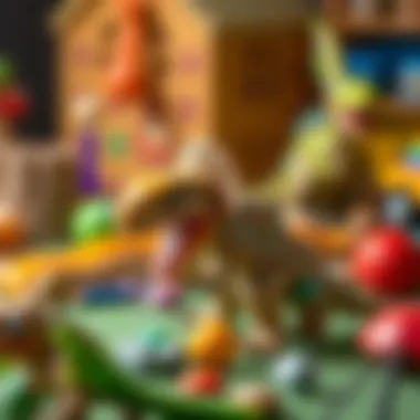 Creative activities using Dino Valley toys for enhanced fun