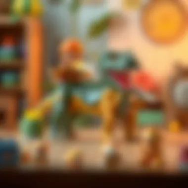 A safe and secure Dino Valley toy for kids