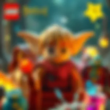 The Magical Universe of Dobby Dobby surrounded by magical elements