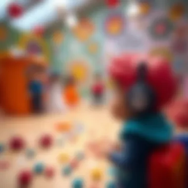 Exploring Sensory Experiences with Colors Vibrant palette of colors used in e-painting, highlighting sensory experiences