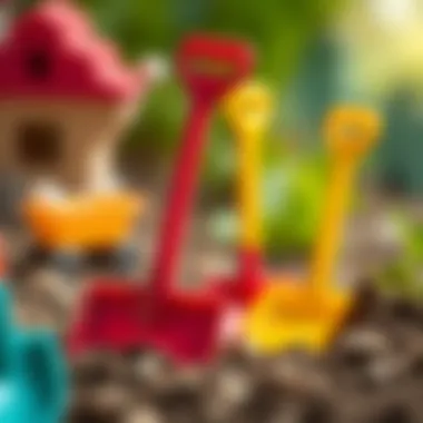 Educational benefits of toy shovels in child development