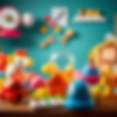 An assortment of educational toys that stimulate learning