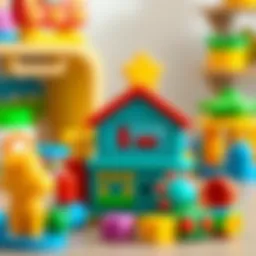 Colorful educational toys for preschoolers