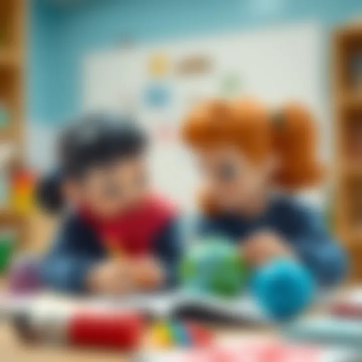 Collaboration in Growth: Engaging with Art Parents and educators reviewing children's art journals