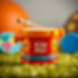Colorful Fisher Price drum designed for young children to enhance their musical skills