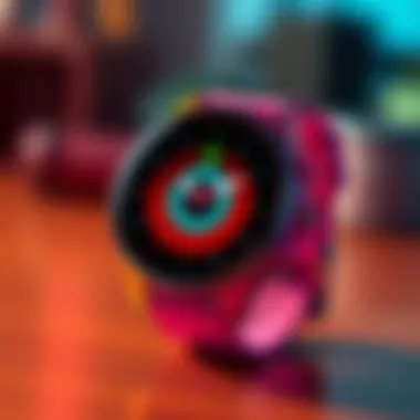 Smartwatch fitness tracking for kids in action