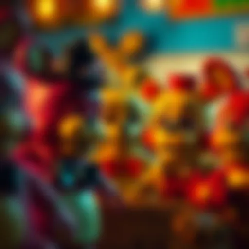 Exploring Toy Designs in Five Nights at Freddy's Detailed illustration of Five Nights at Freddy's toy designs