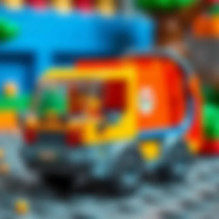 Fun activities with Lego Duplo garbage truck