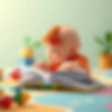 Developmental Benefits of Crinkly Books Illustration showing developmental benefits of crinkly books