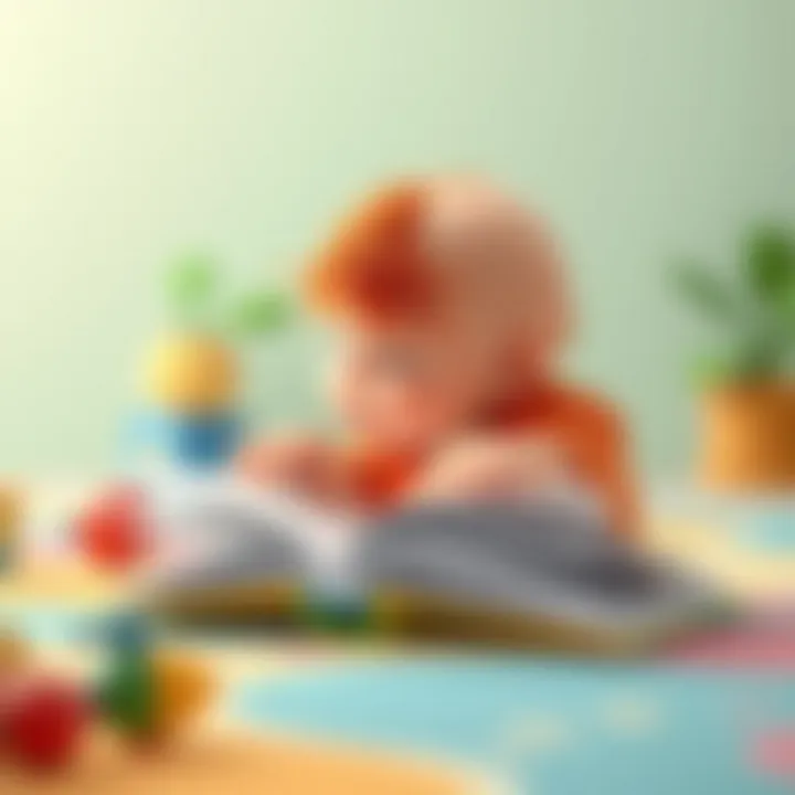 Developmental Benefits of Crinkly Books Illustration showing developmental benefits of crinkly books