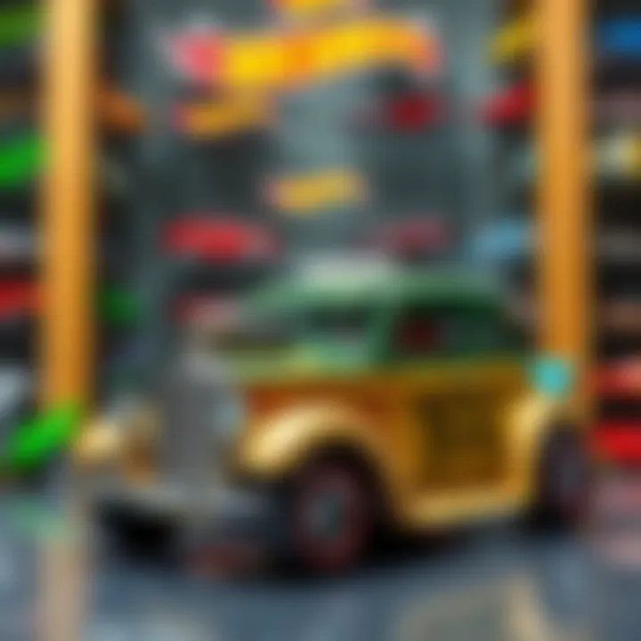 Hot Wheels Bone Shaker in a collection display