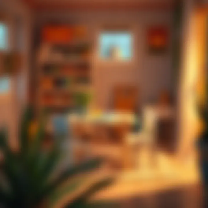 Cozy Learning Environment A cozy learning environment featuring an IKEA children's table