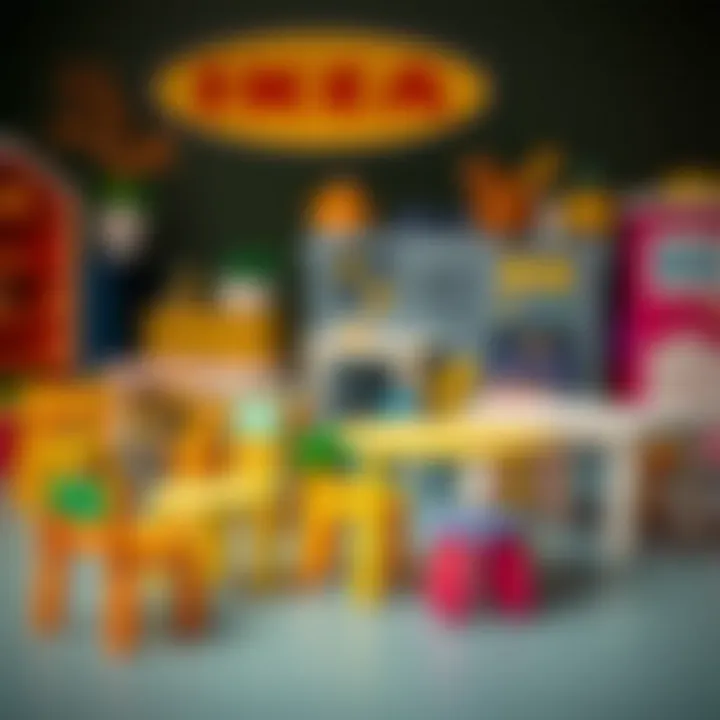 Variety of IKEA Children's Tables An array of IKEA children's tables showcasing various designs