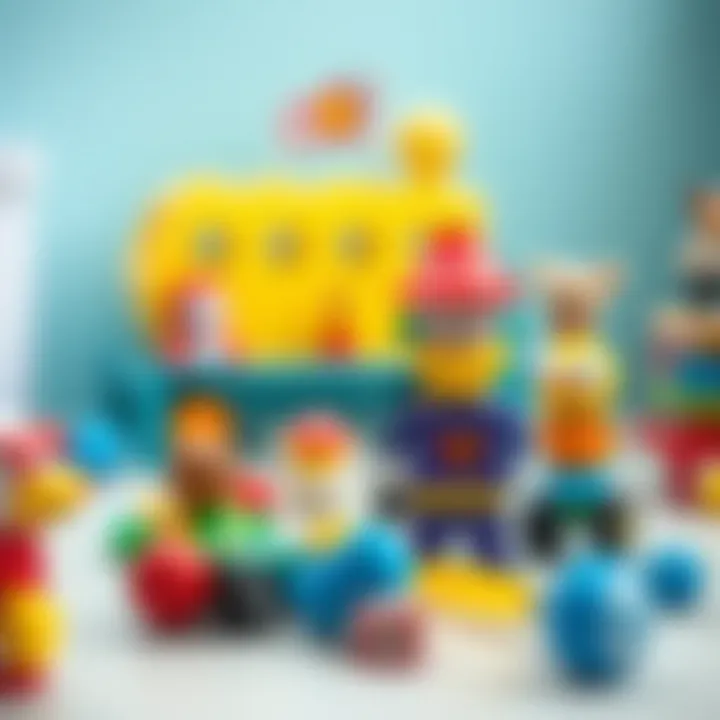 An array of toys that stimulate mental growth and creativity.