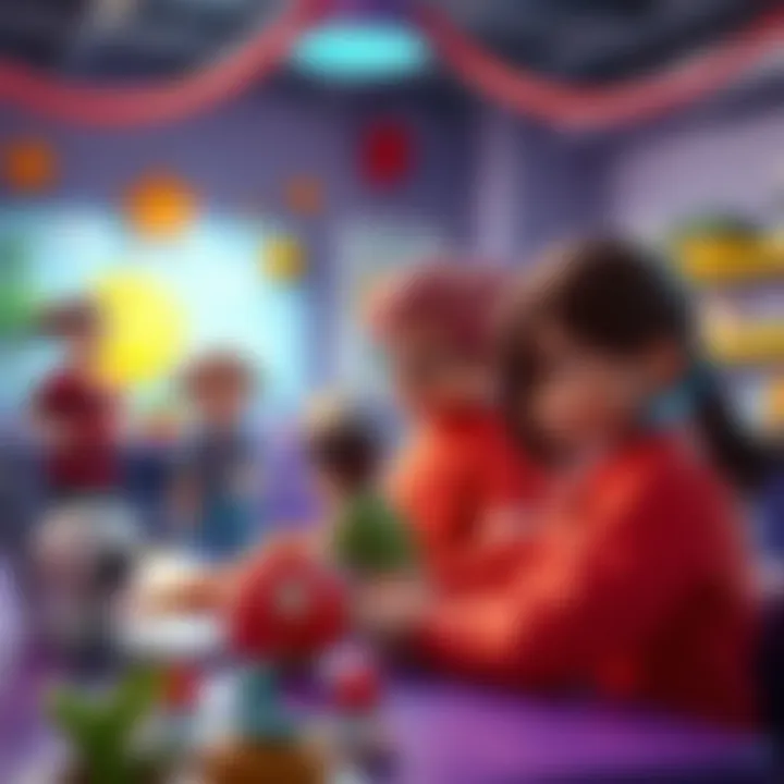 Interactive Learning in Animation A fun and interactive learning environment depicted in an animation