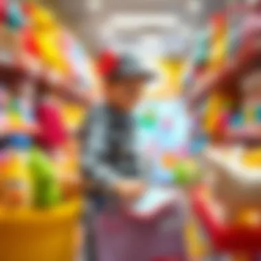 Practical shopping tips for parents in a baby store