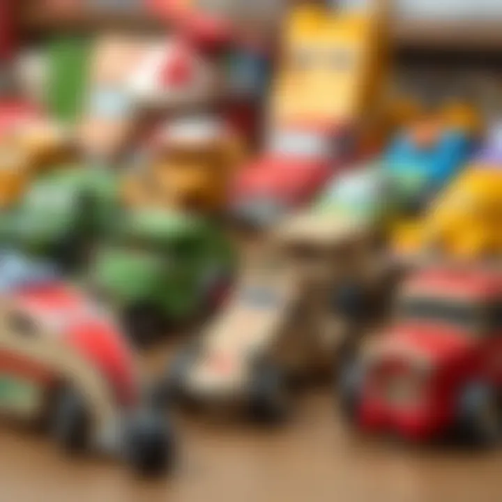 A variety of cardboard cars showcasing different designs