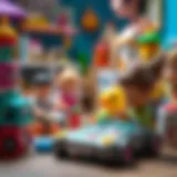 Variety of toys for girls showcasing developmental benefits