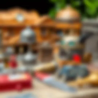 Historical artifacts representing the evolution of collecting throughout the ages