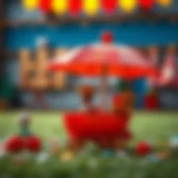 Kral Şakir umbrella toy with playful design