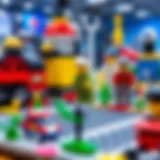 Creative Lego City Set Display