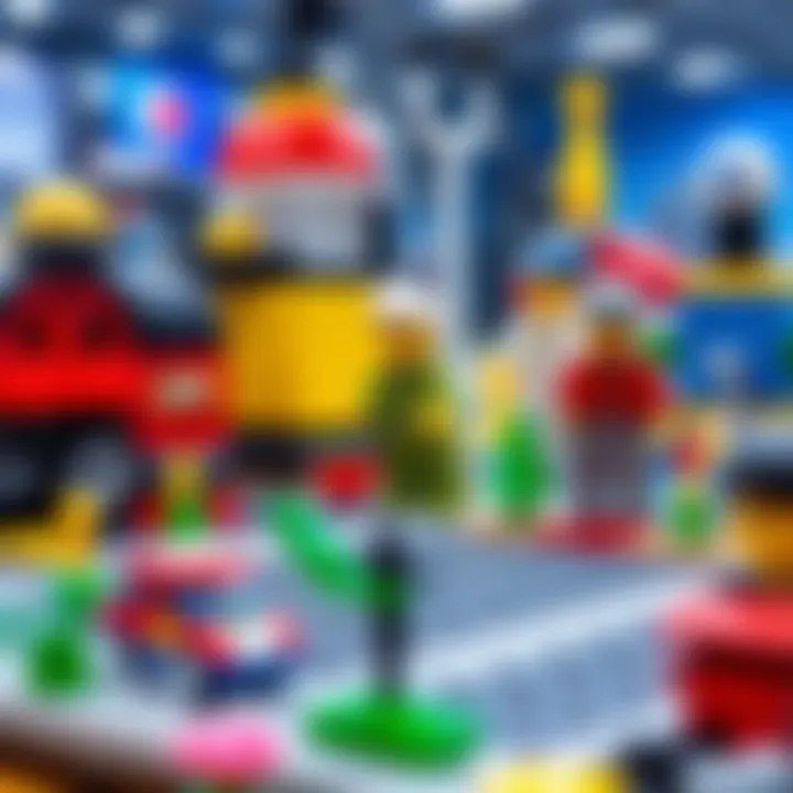 Creative Lego City Set Display