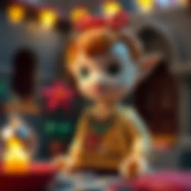 The Enchantment of Lego Dobby Lego Dobby character in an imaginative setting