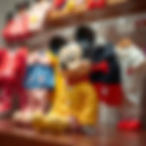 Mickey Mouse baby outfit collection displayed stylishly