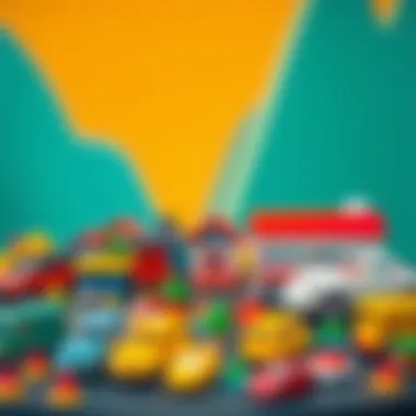 Diverse types of miniş sets displayed