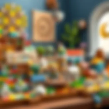 Variety of mosaic kits displayed