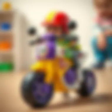 Interactive motor toy encouraging physical play