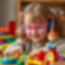 Colorful educational toys for girls