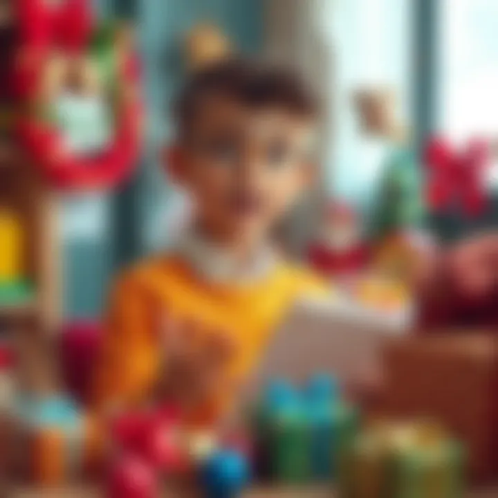 An expert giving advice on children's gifts