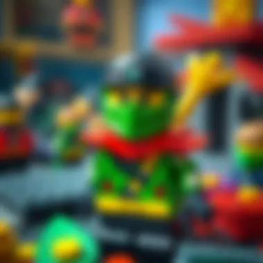Creative activities using Ninjago Lego for imaginative play