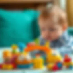 Colorful educational toys for infants