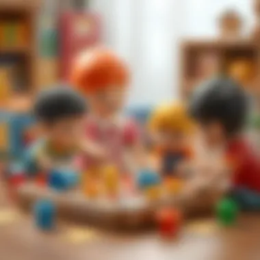 A variety of games that enhance social skills in young children