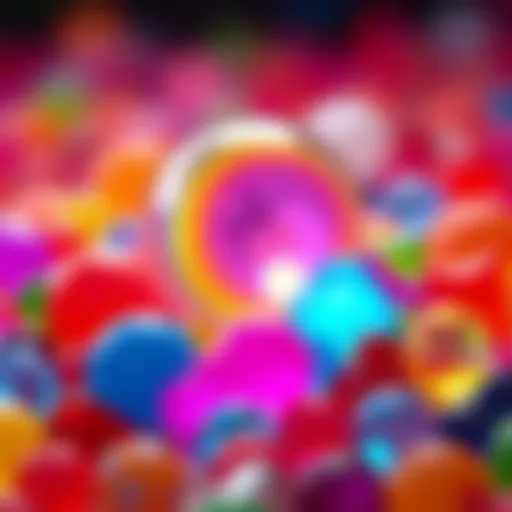 Colorful Orbeez in various shapes