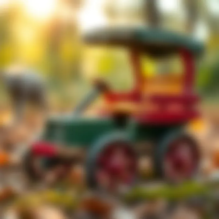 Guidelines for selecting a safe and educational forest cart for children.